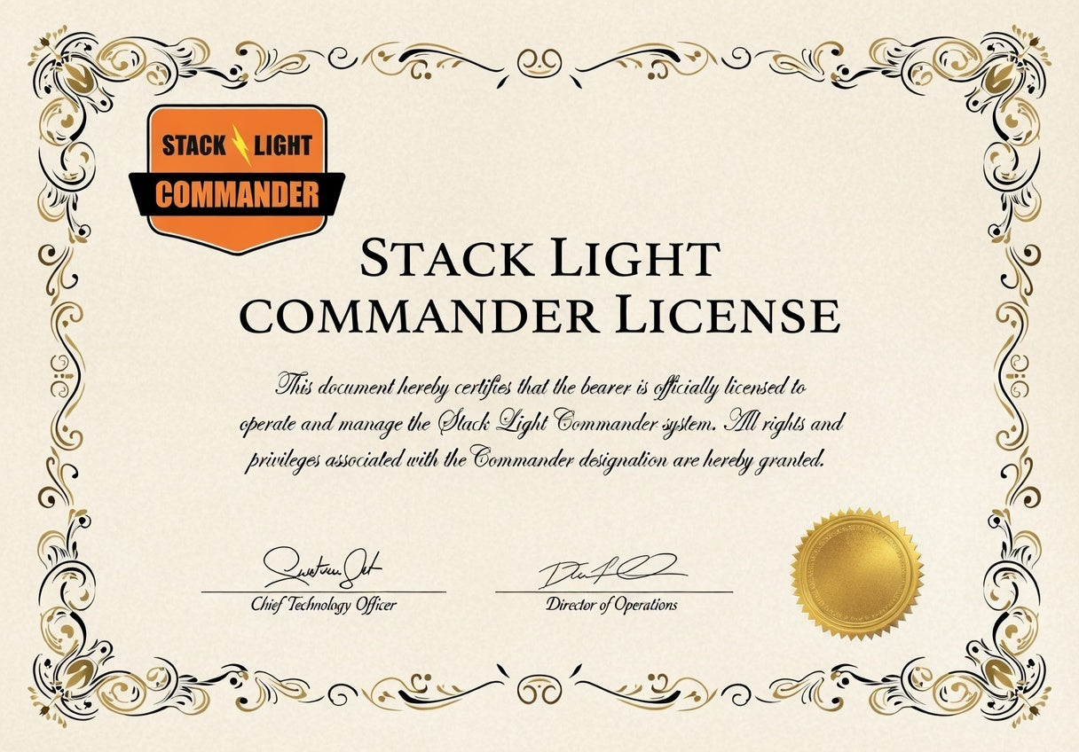 RC-LICENSE Wireless Andon Lights