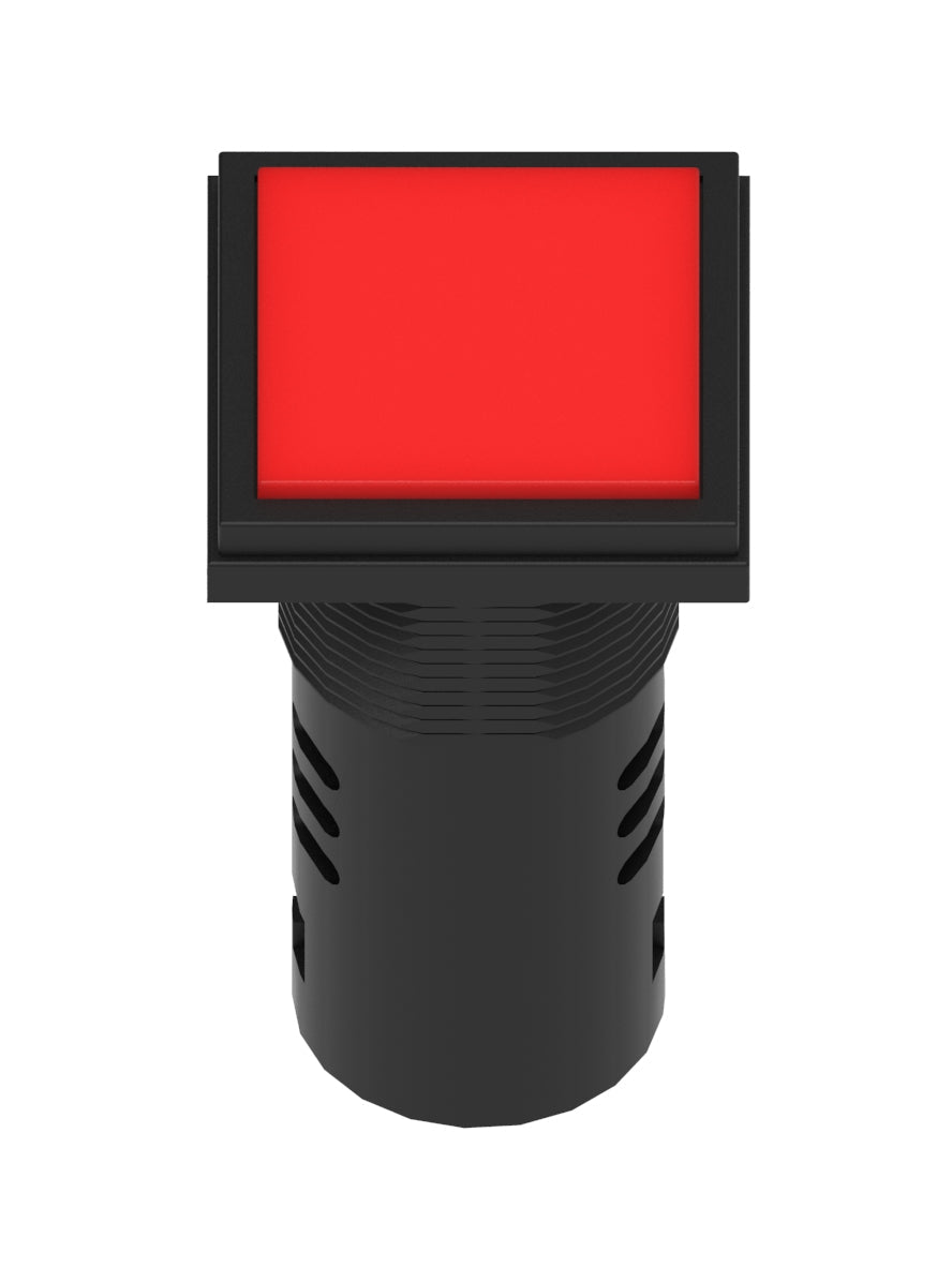 Red Indicator Light Square Panel Light