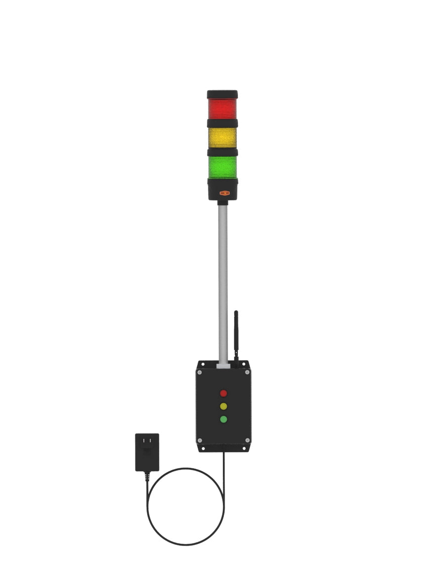Wireless Stack Light with Buttons - RCSL60C –