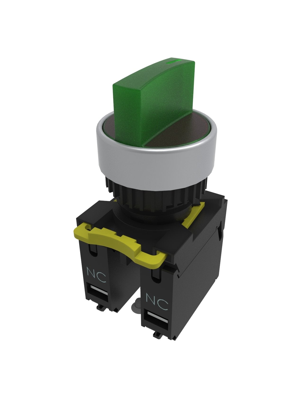 green lighted switch