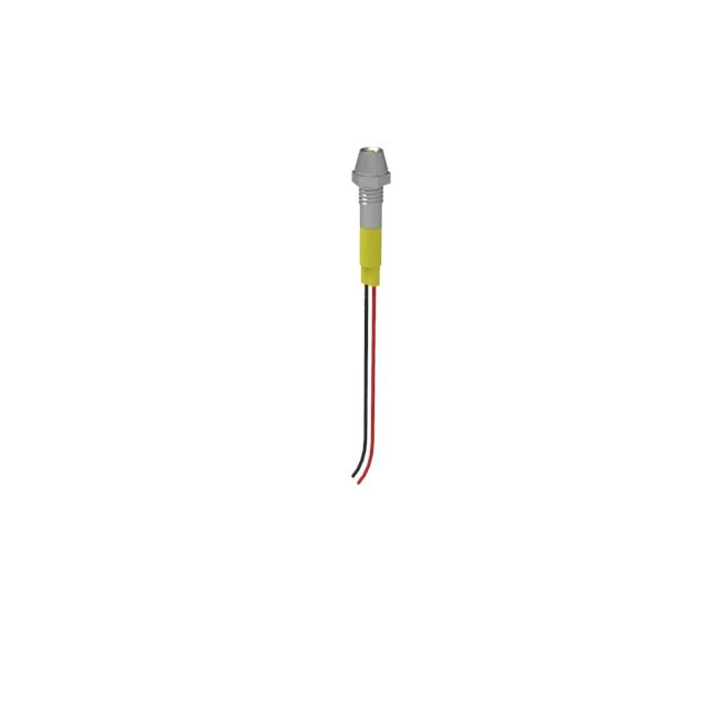 amber LED indicator light