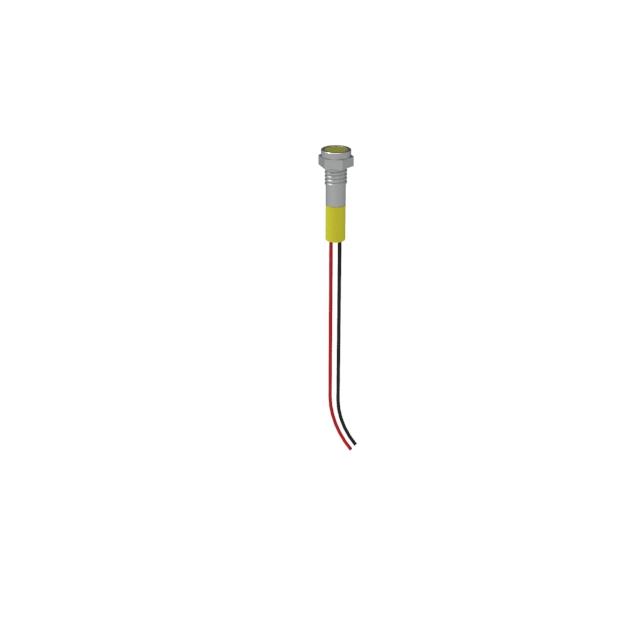 small yellow indicator light