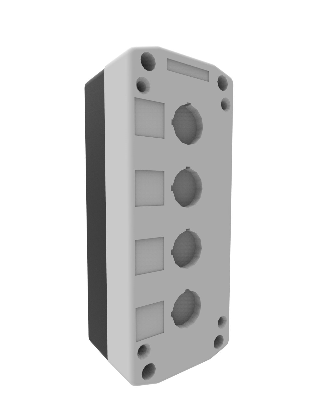 Enclosure 4 hole 22mm