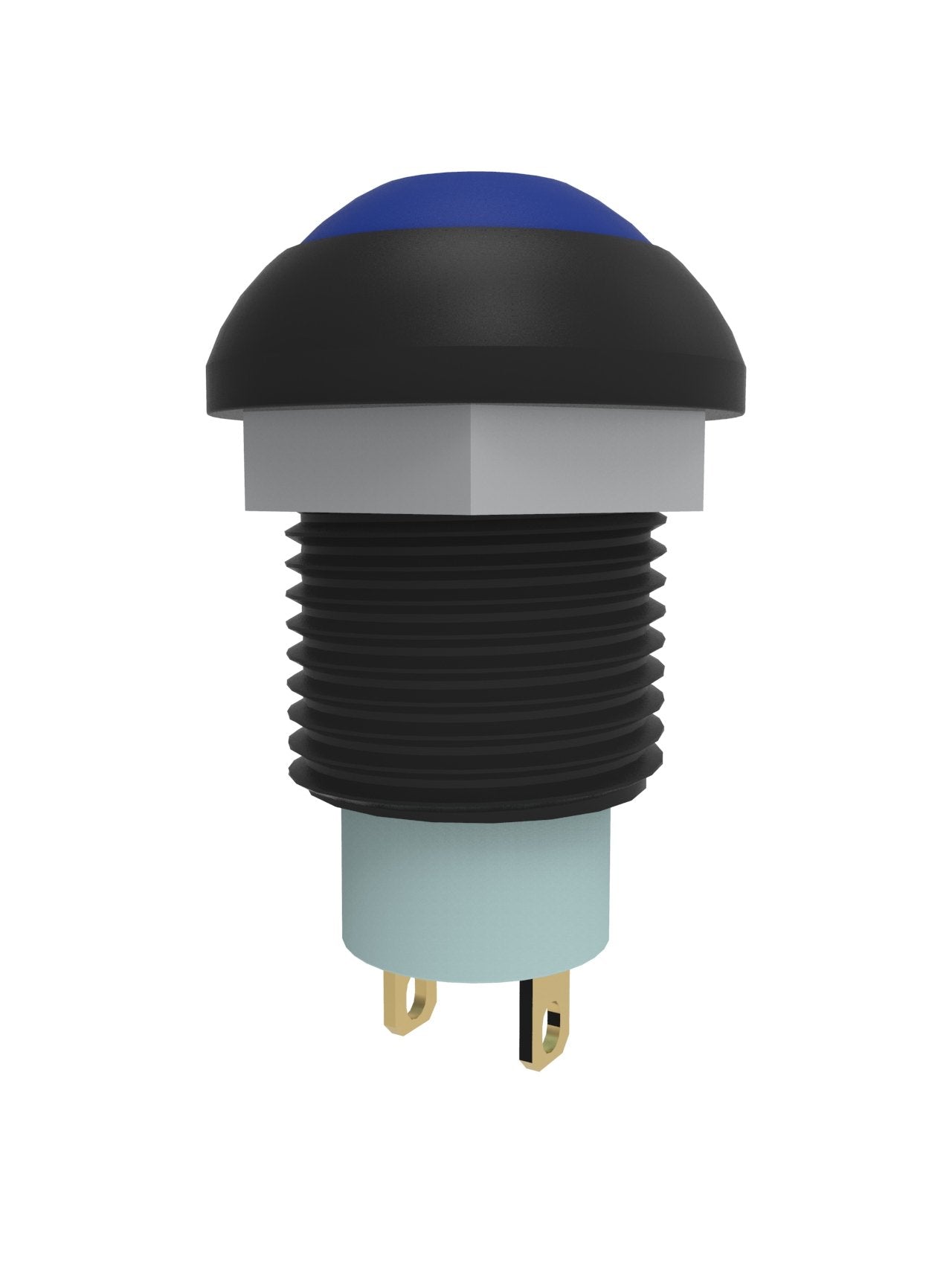 Blue Push Button Switch - Latching