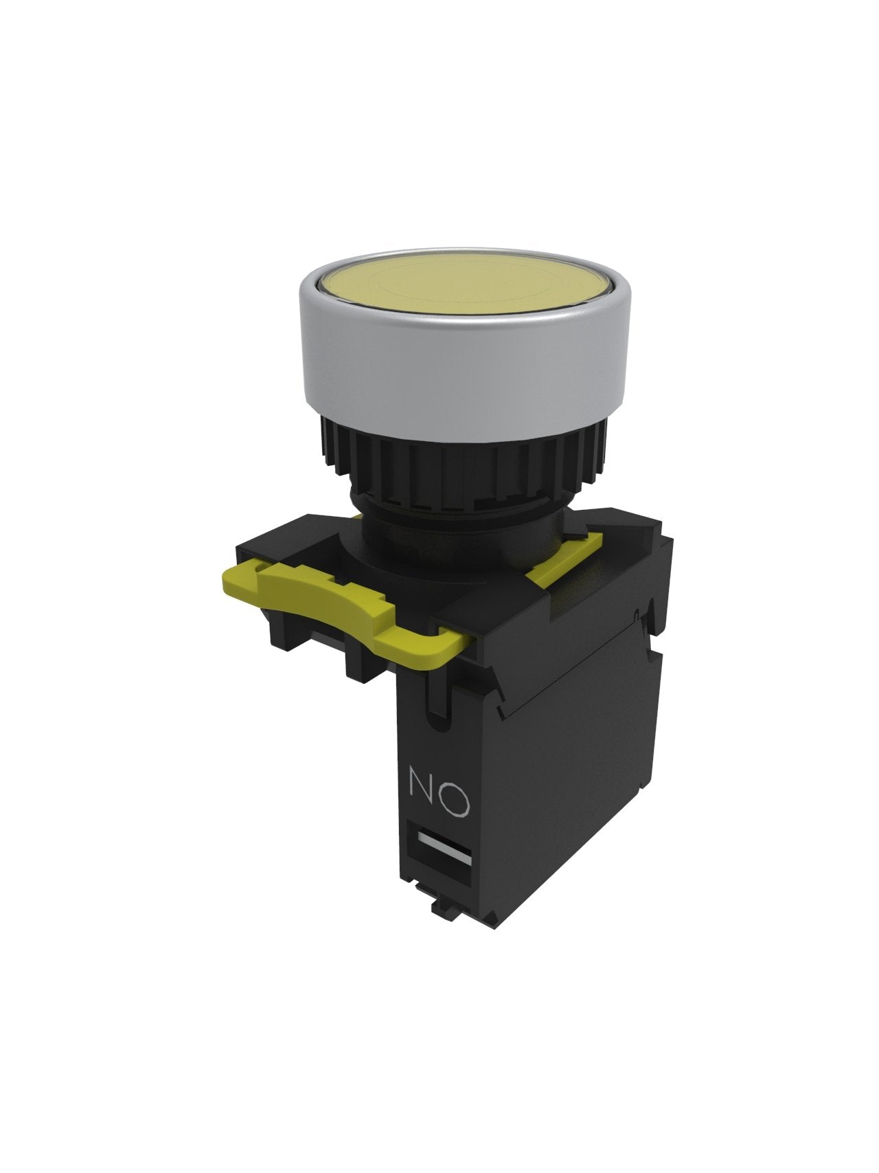 yellow push button switch 22mm