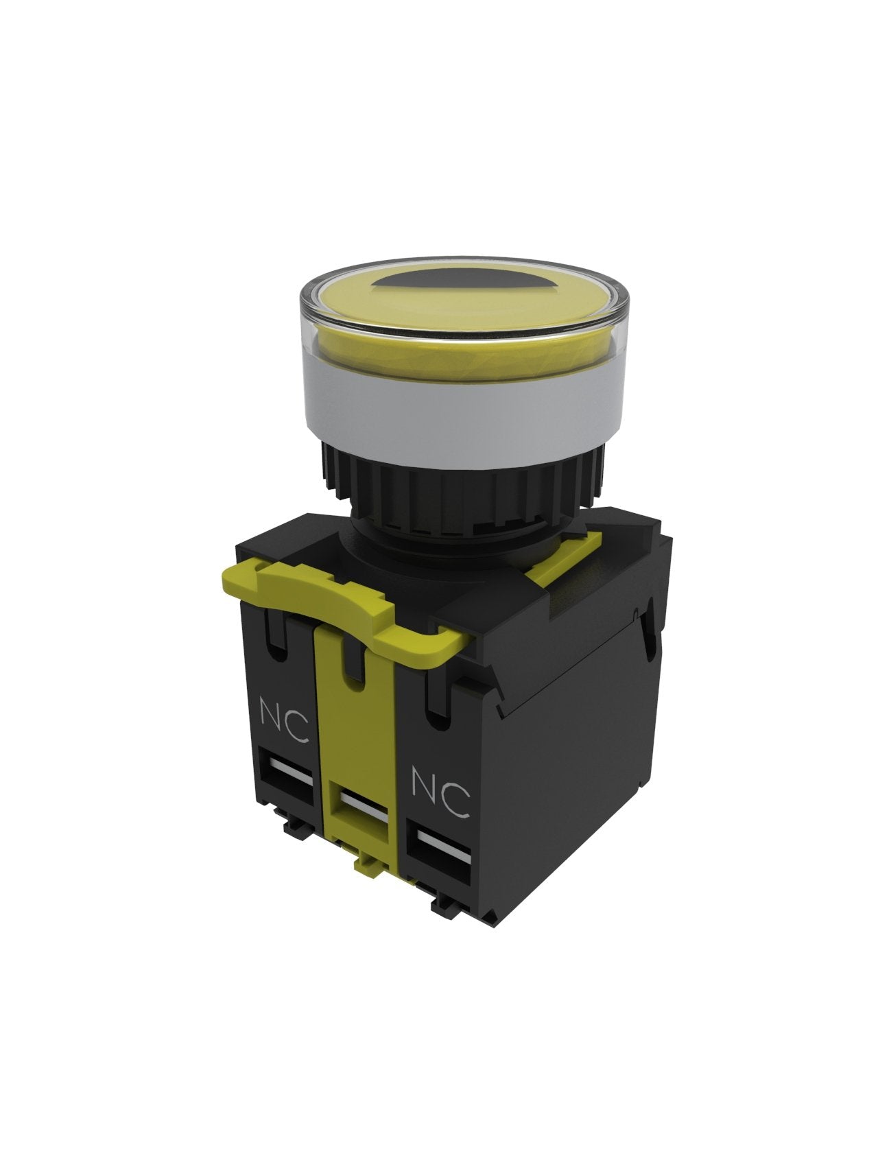 Push Button Switch yellow 22mm