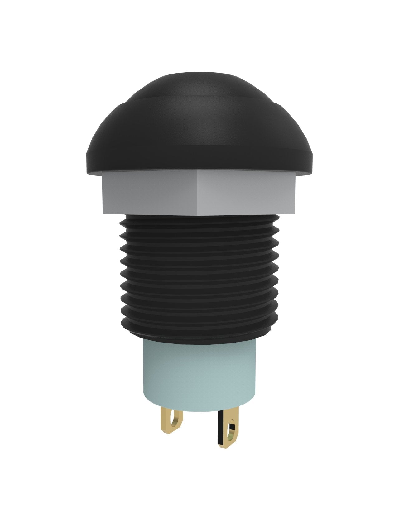push button switch black latching