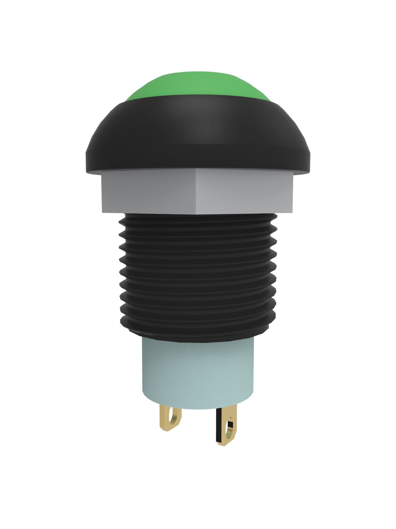 Green Push Button Switch - Latching SW12PL