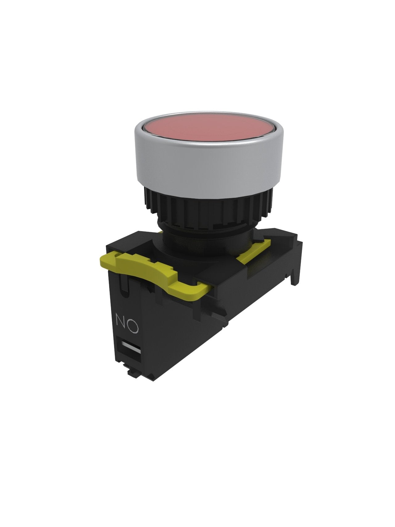 22mm push button switch latching with red light