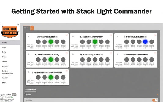 Set Up Stack Light Commander for improved OEE