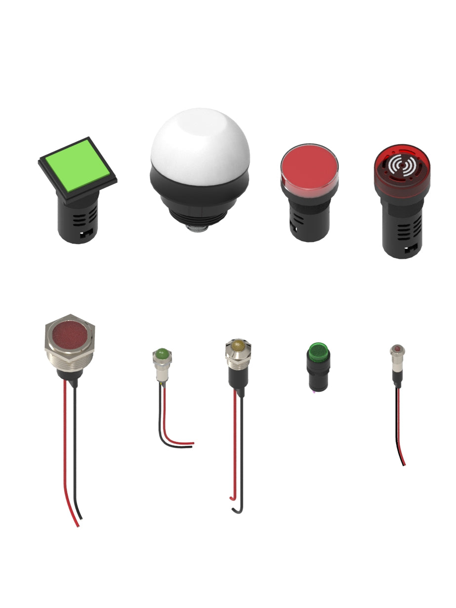 Indicator Light Control Box LED Indicator Lights | Control Panel & Machine Status Lights