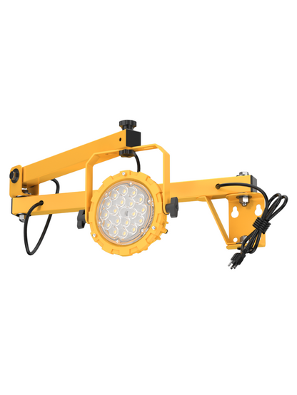 Warehouse Dock Light with Adjustable Arm