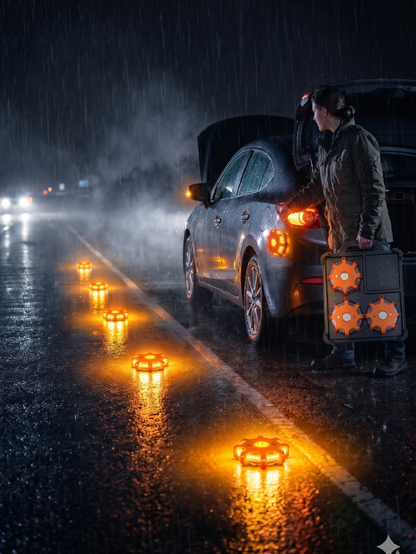 Magnetic Road Safety Light Kit