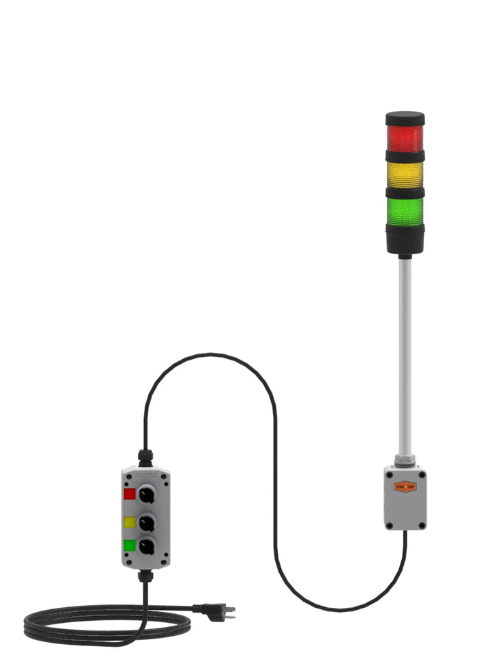 Stack Light Automation LED Tower Light Stations with Controls – Stack-Light.com