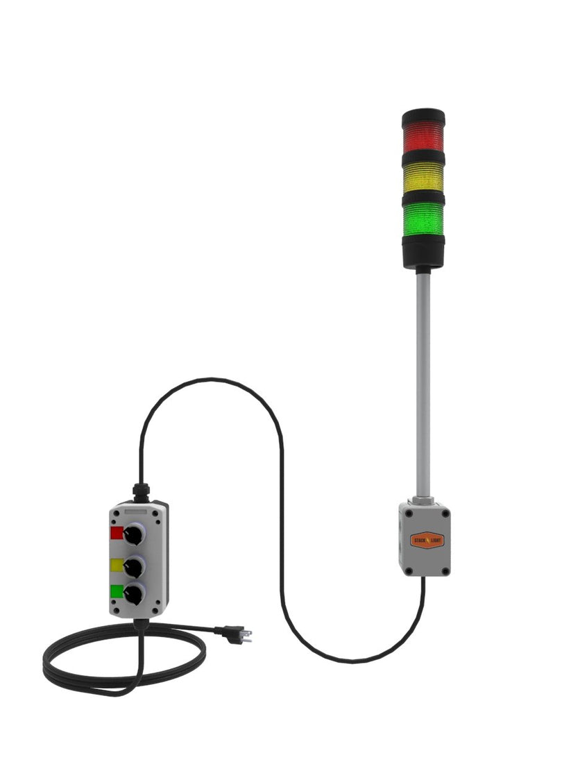 Stack Light Automation LED Tower Light Stations with Controls – Stack-Light.com