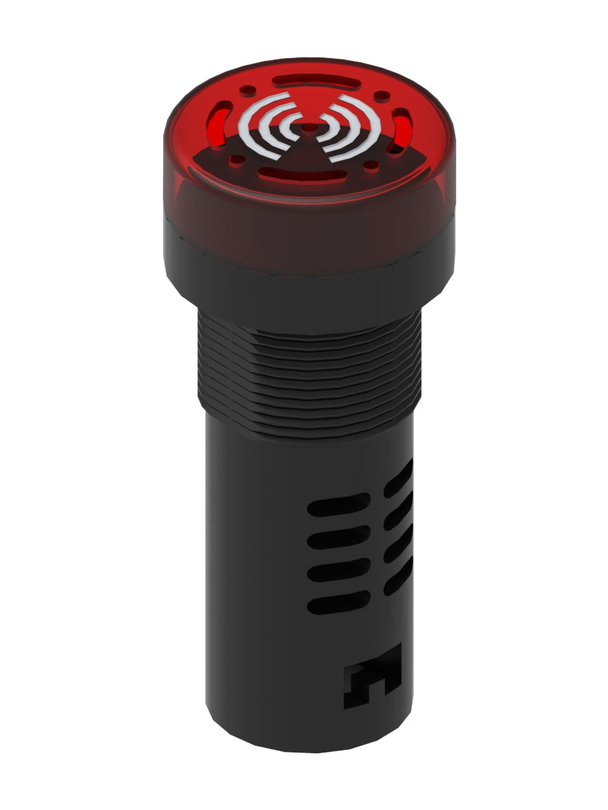 Red Indicator Light with Audible Alarm