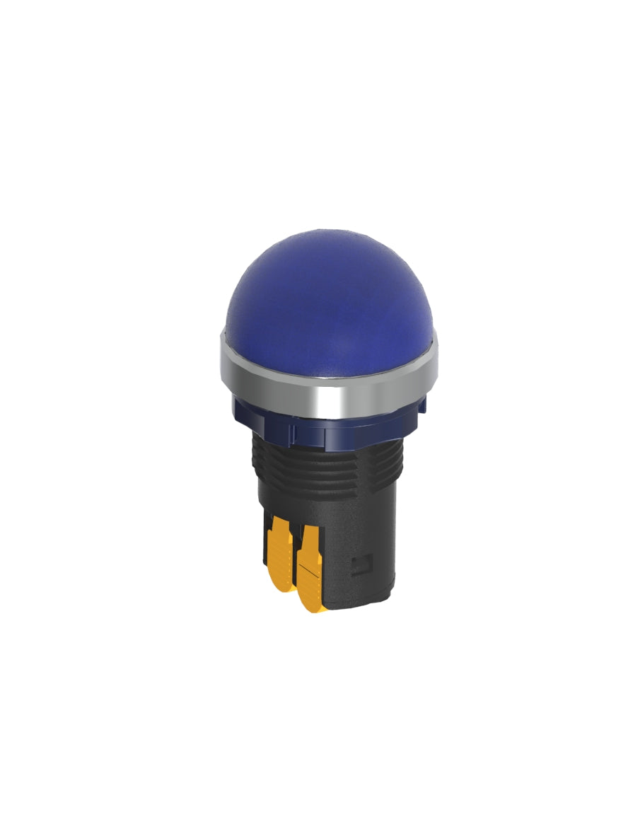 blue domed led