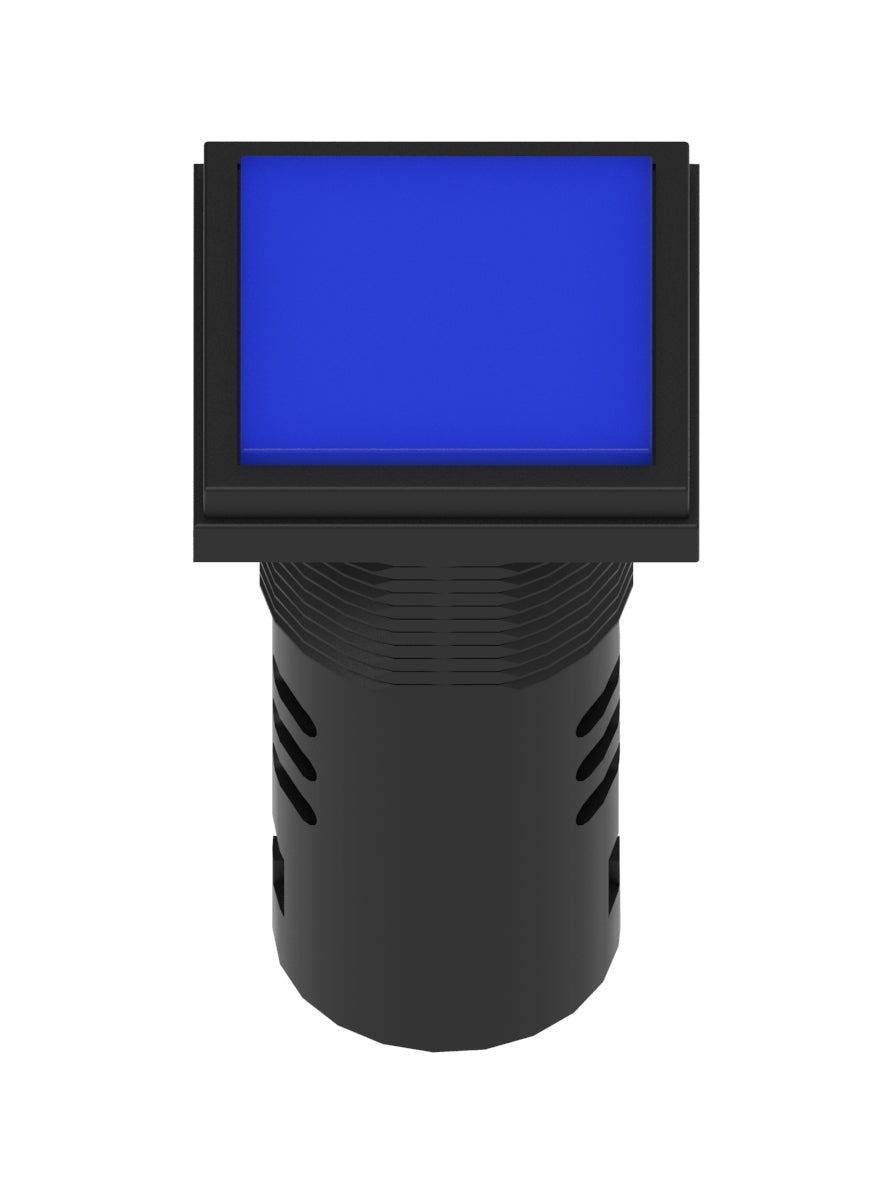 Blue Indicator Light Square