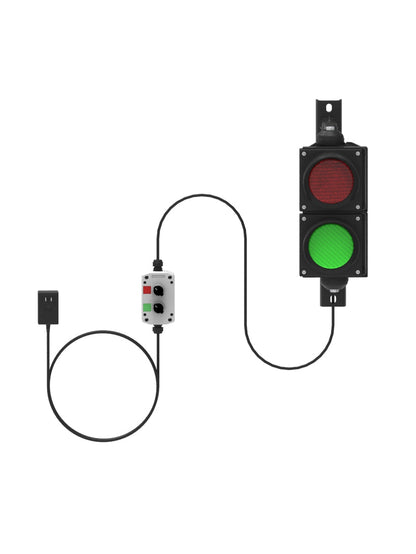 red light with built in switches