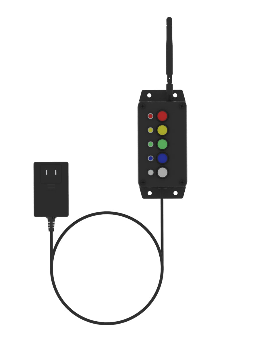 Stack-Light.com Wireless Andon Lights 5 Wireless Stack Light Controller RC-M