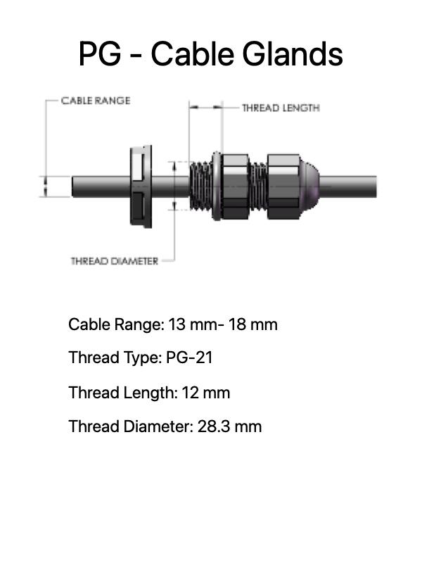 Cable Glands  PG-21