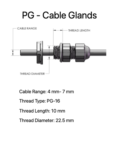 4-7 Cable Gland - PG