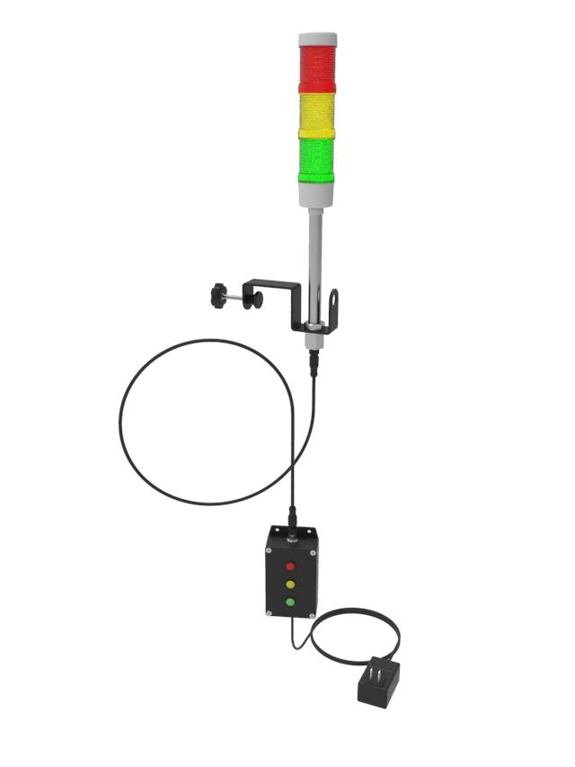 Manually Controlled desk signal light