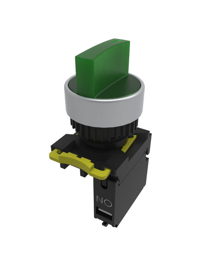 green 22mm Rotary Selector Switch 